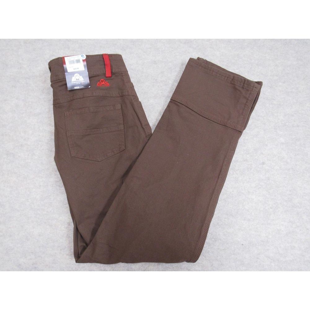 EMS Eastern Mountain Sports Womens Canvas Utility Pant Pinecone Brown 4R